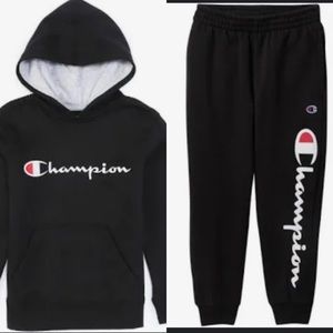 Black Champion Hoodie & Pants